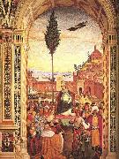 Aeneas Piccolomini Arrives to Ancona Pinturicchio