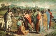 Raphael Cartoon for Tapestry,Christ-s Charge to St.Peter oil on canvas
