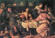 Tintoretto The Supper at Emmaus oil on canvas