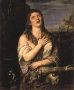 Titian The Penitent Magdalen oil painting