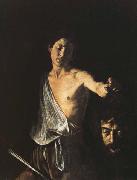 Caravaggio David with the Head of Goliath oil on canvas