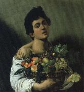 Caravaggio ung man med fruktkorg china oil painting artist