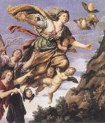 Domenichino The Assumption of Mary Magdalen into Heaven oil on canvas
