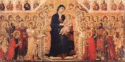 Duccio Maesta with Twenty Angels and Nineteen Saints. china oil painting artist
