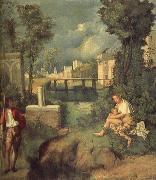 Giorgione Storm oil painting on canvas