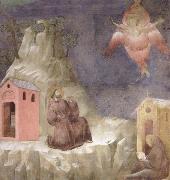 Giotto St.Francis Receiving the stigmata oil on canvas