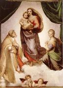 Raphael sistine madonna oil on canvas