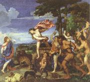 Titian bacchus and ariadne oil painting on canvas