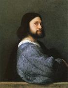 Titian portrait of a man painting
