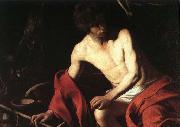 Caravaggio St John the Baptist painting