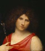 Giorgione Young Man with Arrow painting