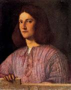 Giorgione The Berlin Portrait of a Man oil on canvas