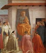 MASACCIO Fresco in the Brancacci Chapel in Santa Maria del Carmine, Florence oil on canvas