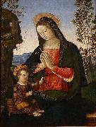 Pinturicchio Madonna Adoring the Child, oil painting on canvas