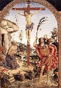 Pinturicchio The Crucifixion with Sts. Jerome and Christopher, china oil painting artist