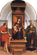 Raphael The Ansidei Altarpiece, oil on canvas