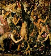 Titian The Flaying of Marsyas, little known until recent decades painting