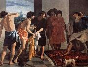 Velasquez Jacob give Joseph a coat of blood oil painting on canvas