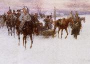 tchaikovsky napoleon s rout by the russian army inspired tchaikovsky oil painting
