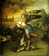 Raphael far right: st. michael china oil painting reproduction