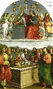 Raphael coronation of the virgin oil painting