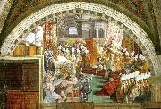 Raphael coronation of charlemagne oil painting