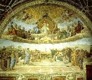 Raphael fresco, stanza della segnatura oil painting