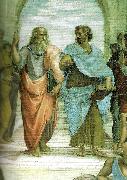 Raphael plato and aristotle detail of the school of athens painting