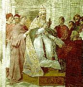 Raphael pope gregory ix handing china oil painting artist