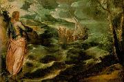 Tintoretto Christ at the Sea of Galilee oil painting on canvas