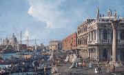 Canaletto The Molo Venice oil painting on canvas