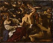 GUERCINO Samson Captured by the Philistines oil on canvas
