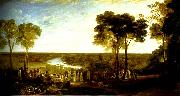 J.M.W.Turner england:richmond hill, on the prince regent's birthday oil