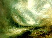 J.M.W.Turner snow- storm avalanche and inundation-a scene in the upper part of the val d'aouste piedmont painting