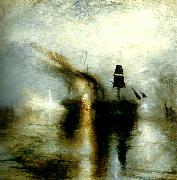 J.M.W.Turner peace burial at sea china oil painting artist