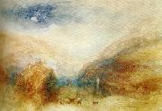 J.M.W.Turner the visit to the tomb oil