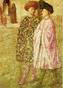 Masolino florentinska ynglingar omkring oil on canvas