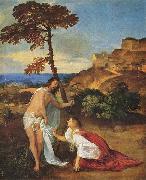 Titian Christus und Maria Magdalena oil painting