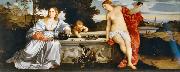 Titian Sacred and Profane Love painting