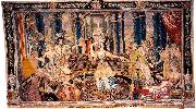 maskeradtapeten en av de sa kallade koningsmarckska tapeterna painting