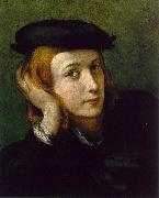 Correggio Portrait of a Young Man oil on canvas