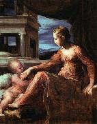 PARMIGIANINO Virgin and Child oil on canvas