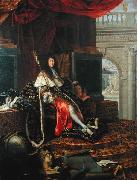 Testelin,Henri Portrait of Louis XIV of France oil on canvas