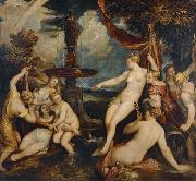 Titian Diana and Callisto by Titian painting