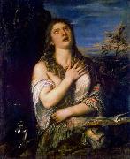 Titian Bubende Hl. Maria Magdalena oil painting