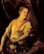 Titian Judith with the head of Holofernes painting