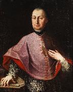 Anonymous Portrat eines Bischofs in Mozetta oil painting artist