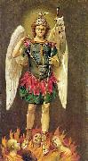 Anonymous Saint Michael Archangel oil painting