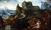 Anonymous Landscape with the Repentant Mary Magdelene oil painting