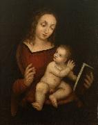 Anonymous Virgin Mary, reading, with the Child china oil painting artist
